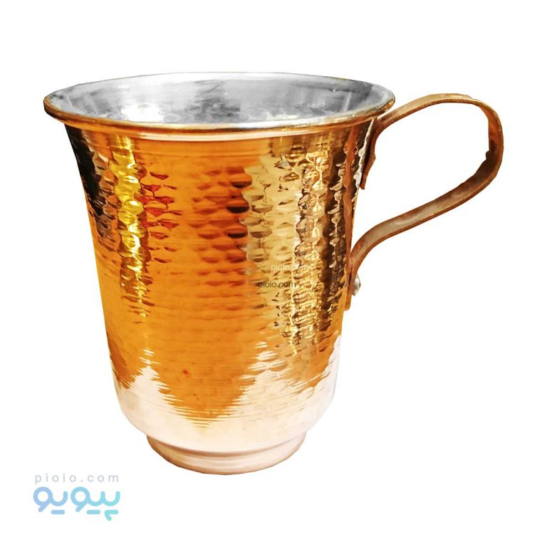 لیوان مسی مدل دسته دار لاله،پیویو