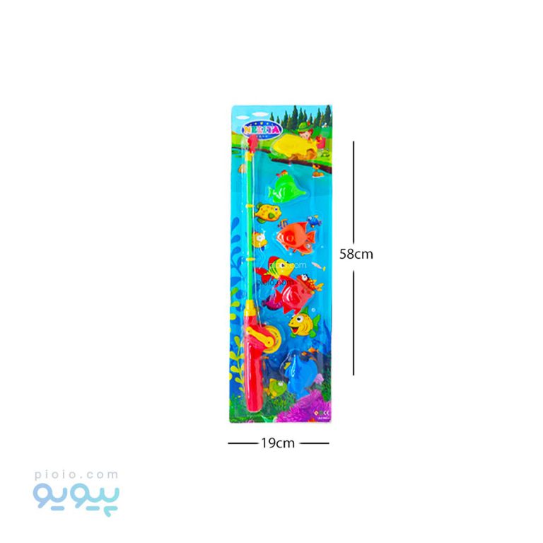 ست ماهیگیری 5 عددی آیتم 7839 عمده و کارتنی-پیویو