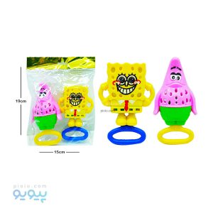اسباب بازی جغجغه جفتی طرح باب اسفنجی آیتم 8166 عمده و کارتنی-پیویو