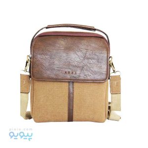 کیف دوشی کتان طرح جلو نقاب،پیویو