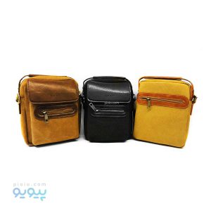 کیف دوشی کتان خارجی طرح جلو زیپ،پیویو