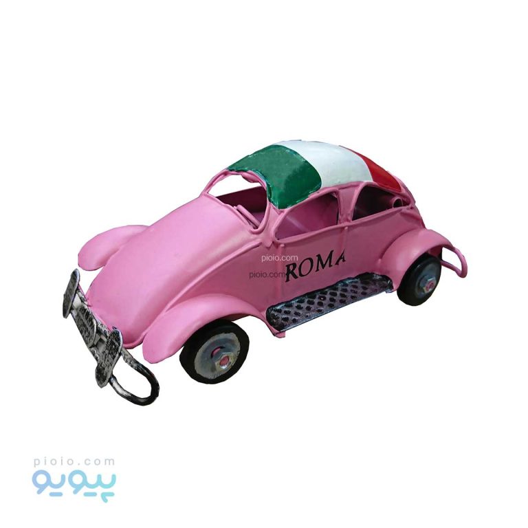 ماشین فولکس دکوری فلزی طرح roma-پیویو