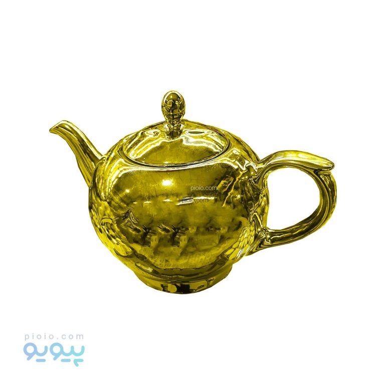 قوری طلایی آبکاری شده-پیویو