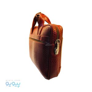 کیف اداری چرم طبیعی طرح پوست ماری