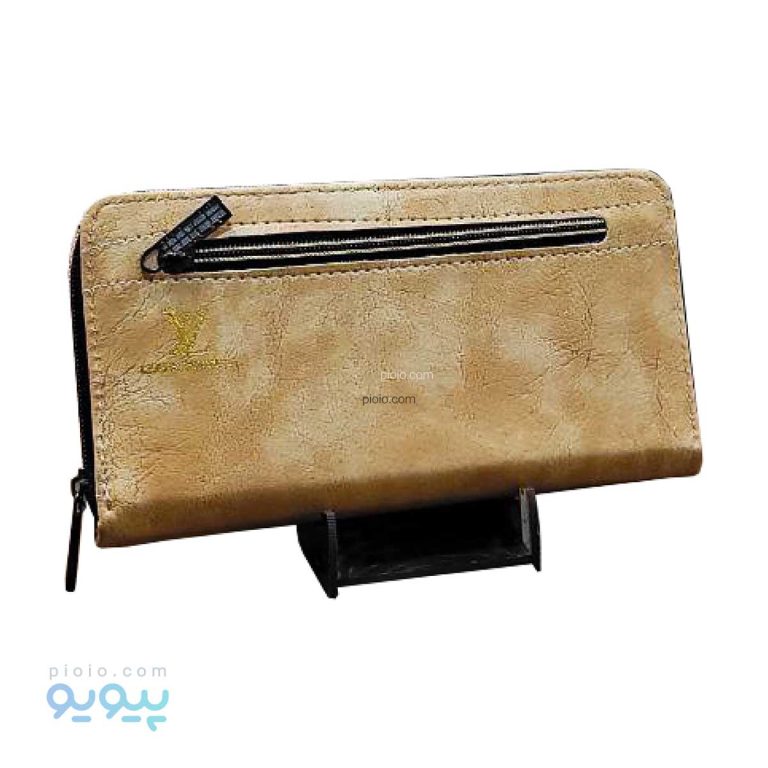 کیف پول زنانه رو زیپ طرح برند لویی ویتون،پیویو