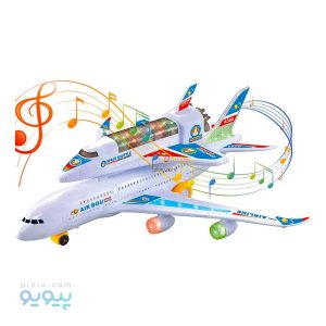 اسباب بازی هواپیمای ایرباس A380 دو طبقه آیتم W258-3 عمده و کارتنی-پیویو