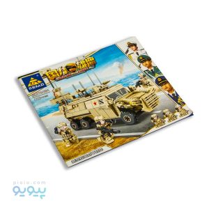 لگو ماشین جنگی همراه با سرباز مسلح