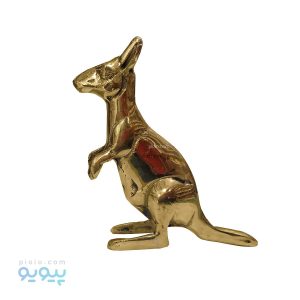 مجسمه دکوری برنجی طرح کانگورو پیویو