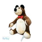 عروسک خرس میشا پاپیون دار-پیویو
