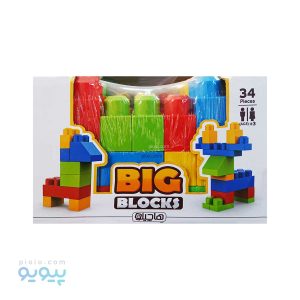 اسباب بازی ساختنی big blocks آیتم 400307-پیویو