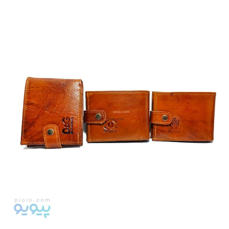 کیف پول کوتاه چرم گاوی دسترنگ،یویو