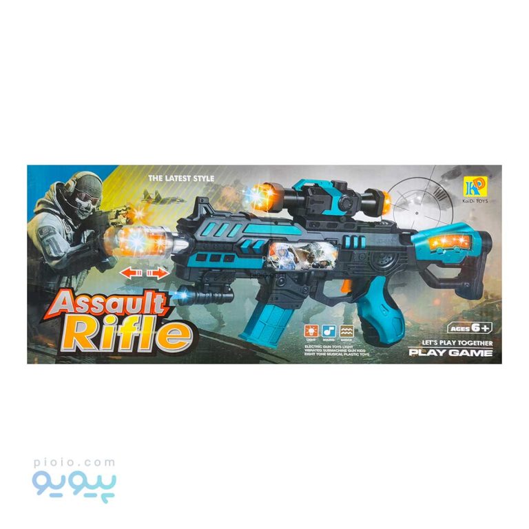 اسباب بازی تفنگ چراغدار آیتم JD-6670A-پیویو