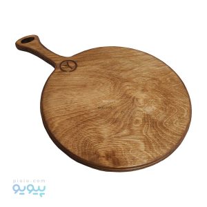 تخته سرو چوبی دایره دسته دار _پیویو