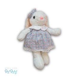 عروسک پولیشی خرگوش لباس چهارخونه-پیویو