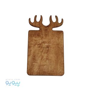 تخته سرو چوبی طرح گوزن مستطیل_پیویو
