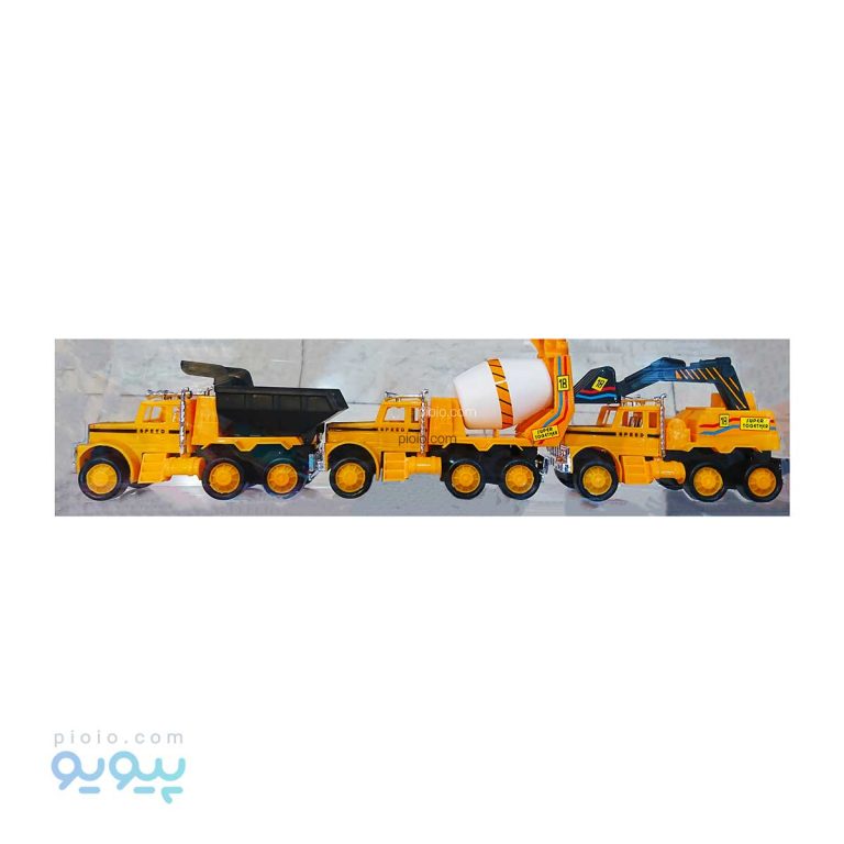 اسباب بازی ماشین راهسازی پلاستیکی-پیویو