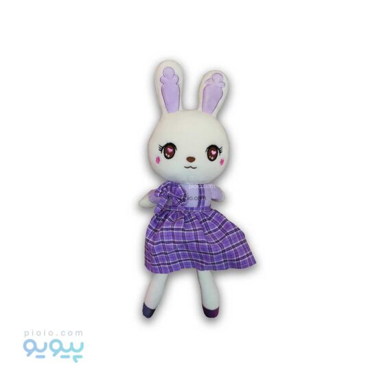 عروسک خرگوش دامن چهار خونه _پیویو