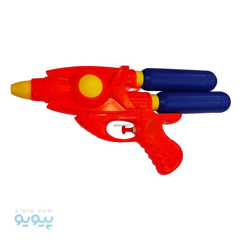 تفنگ اسباب بازی آبپاش پلاستیکی دو مخزن-پیویو