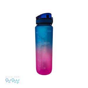 قمقمه ورزشی نی دار دورنگ طرح مات عمده و کارتنی،پیویو