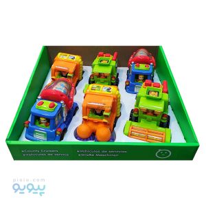 پک 6 عددی ماشین راهسازی پلاستیکی ایتم 386ABC_پیویو