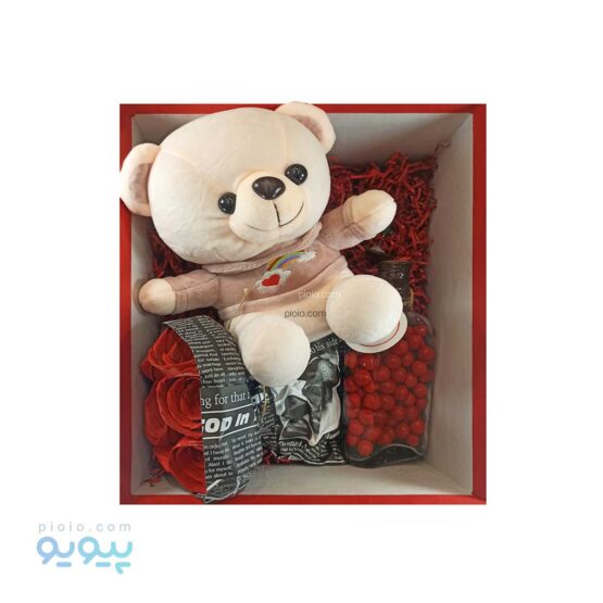 باکس کادو تولد با عروسک خرس