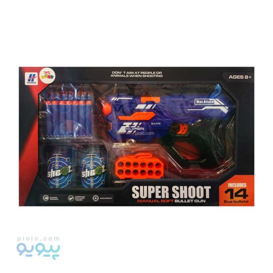 تفنگ اسباب بازی مدل supershoot،پیویو