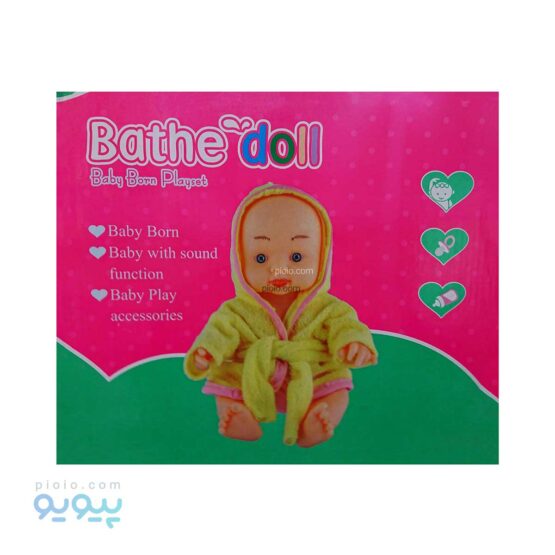 عروسک با وان حمام Baby Born آیتم MV666 عمده و کارتنی-پیویو