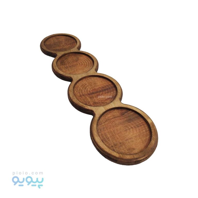 اردو خوری چوبی 4 تایی طرح گرد آیتم 4127_پیویو