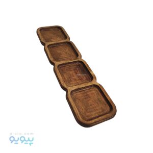 اردو خوری چوبی 4 تایی طرح مربع آیتم 4127_پیویو