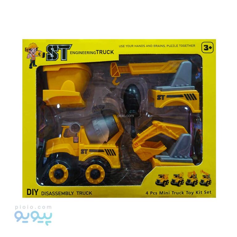 پک 4 عددی ماشین راهسازی آیتم ST 212BOX عمده و کارتنی _پیویو