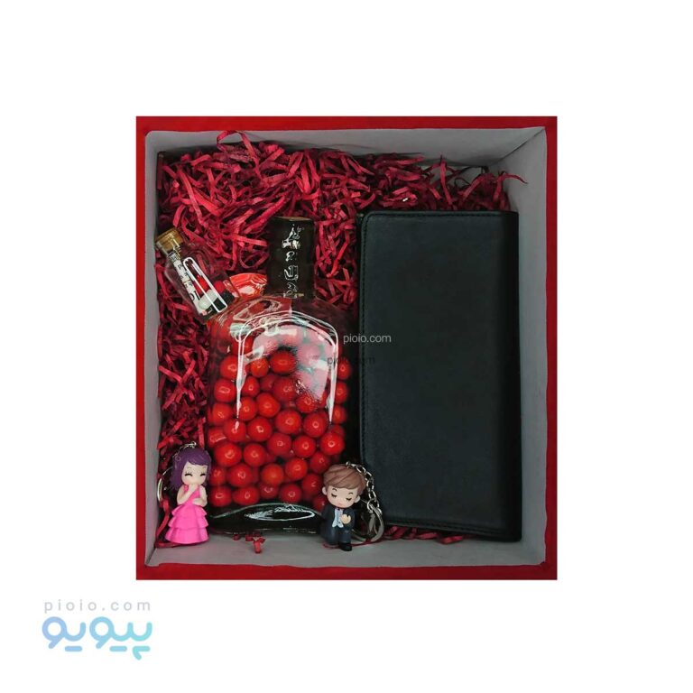 پک هدیه ولنتاین با کیف پول چرم مردانه،پیویو