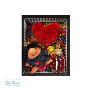 پک کادو ولنتاین عروسک دماغ لباس مشکی،پیویو
