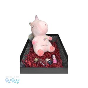 پک ولنتاین دخترانه با عروسک یونیکورن،پیویو