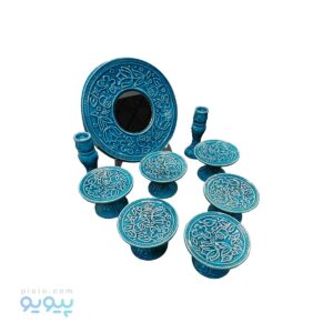 ست ظروف هفت سین 9 پارچه طرح برجسته، پیویو