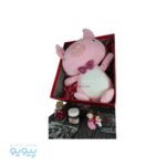 پک کادو ولنتاین با عروسک خوک پاپیونی