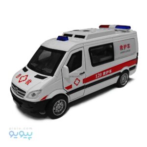 ماشین فلزی ون مرسدس بنز پلیس و آمبولانس آیتم M326 عمده و کارتنی-پیویو