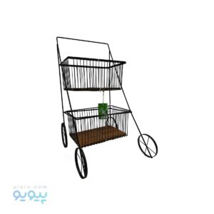 سبد آشپزخانه دوطبقه کالسکه ای،پیویو