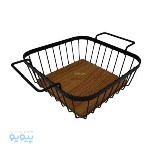 سبد آشپزخانه مربعی دو دسته