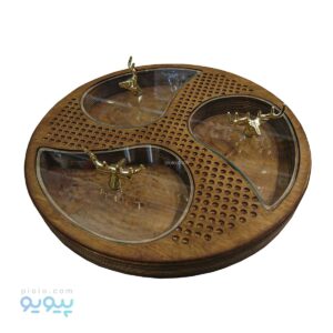 ظرف تی بگ 3 خانه طرح گوزن،پیویو