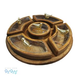 ظرف تی بگ 5 خانه طرح پرنده،پیویو