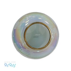 گلدان شیشه ای طرح سنگ مرمر