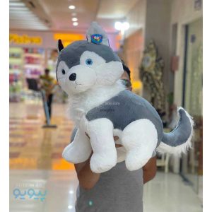 عروسک سگ هاسکی چشم تیله ای _پیویو
