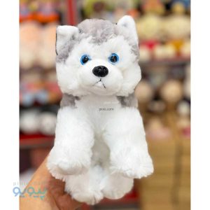 عروسک سگ هاسکی کوچولو نشسته _پیویو