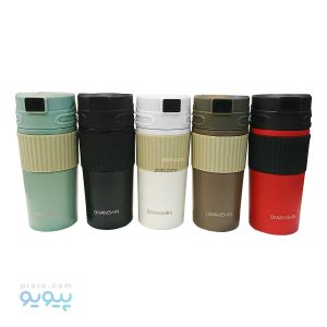 فلاسک دور سیلیکونی دماسنج دار _پیویو