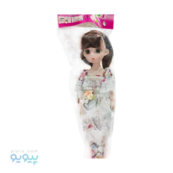 عروسک دختر چشم تیله ای با لباس پرنسسی-پیویو