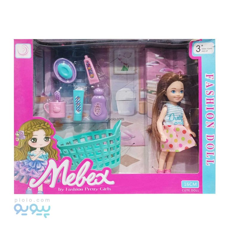 عروسک دختر کوچولو MELEX با لوا حمام آیتم 185C_ پیویو