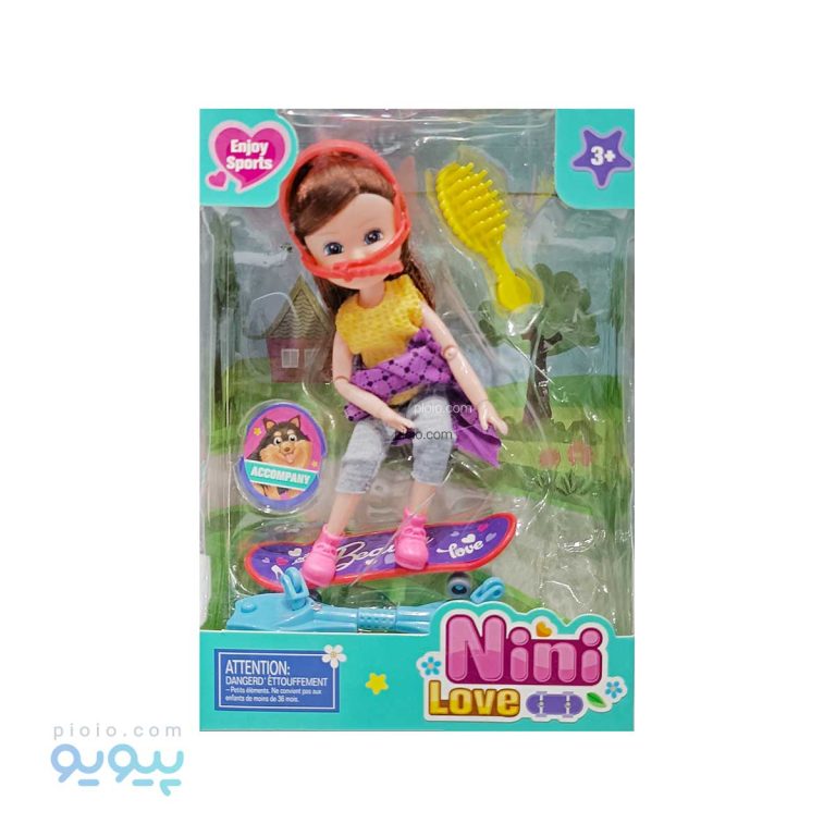 اسباب بازی دختر اسکیت سوار Nini love _ پیویو