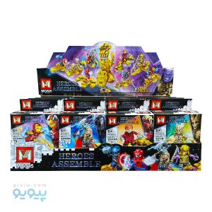 پک 16 عددی لگو ساختنی قهرمانان مارول آیتم 505-پیویو