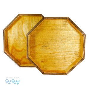 سینی رایزر چوبی هشت ضلعی پایه دار-پیویو