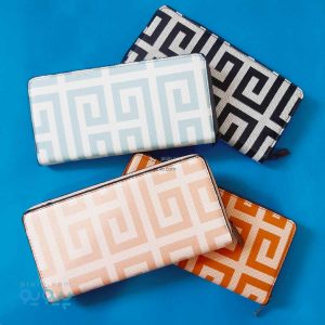 کیف پول زنانه تک زیپ برند Gucci-پیویو